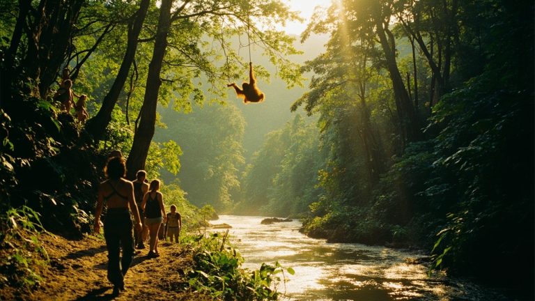 bukit lawang: trek pour observer les orangs outans