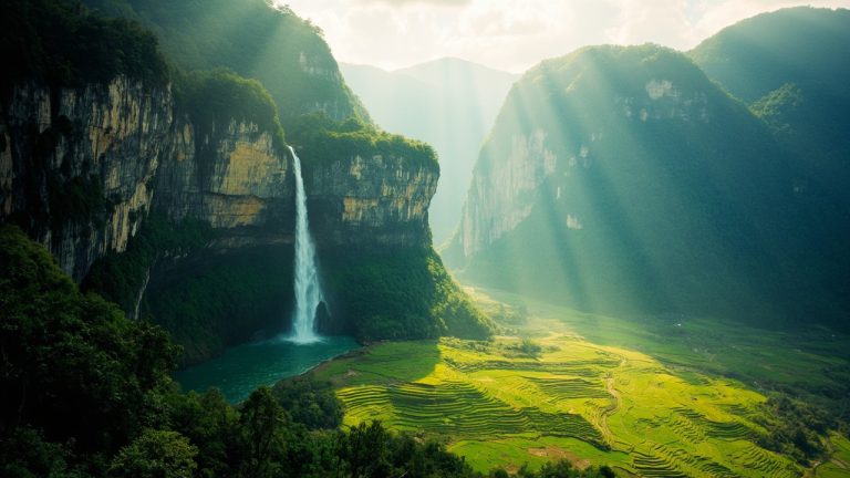 vallée d’harau: cascades et rizières, voyage inoubliable