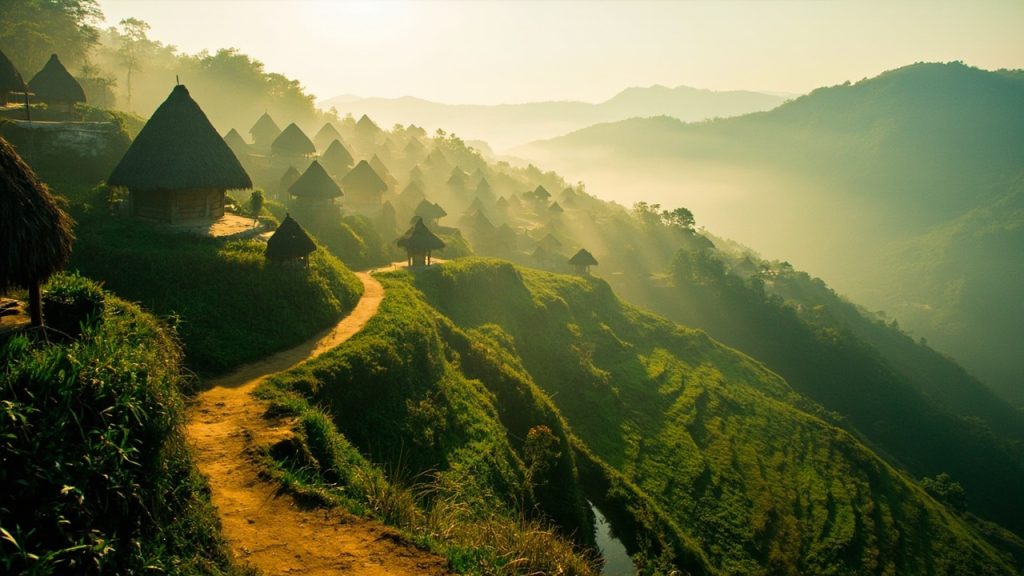 wae rebo: voyage lent vers un village perché sur flores