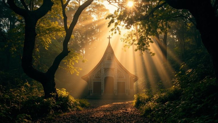 djawatan forest: cathédrale de trembesi près de banyuwangi