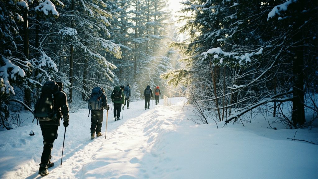 randonnée hivernale au parc jacques cartier: conseils