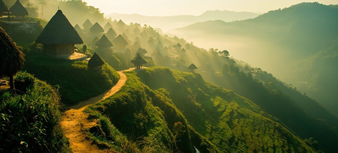 wae rebo: voyage lent vers un village perché sur flores